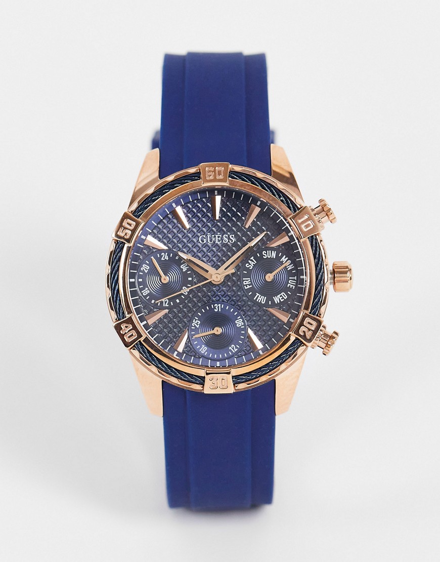 Guess - Horloge in marineblauw