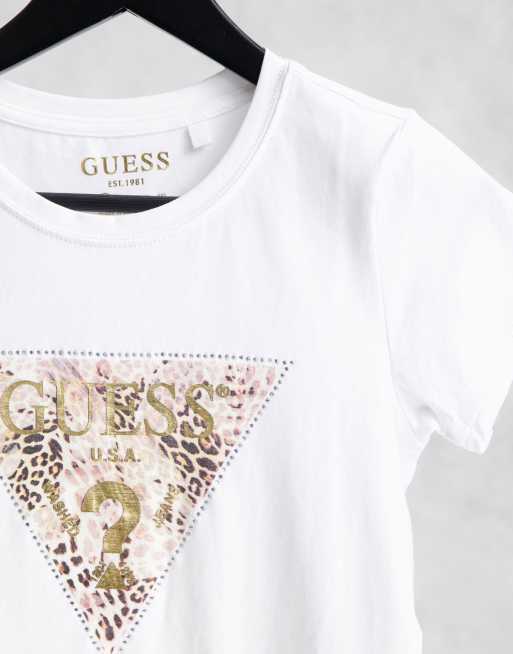 Guess leopard cheap print shirt