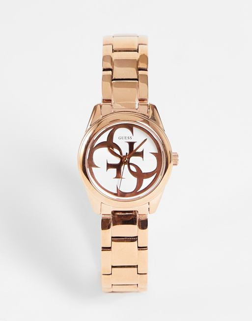 Guess - Micro G Twist - Horloge in roségoud