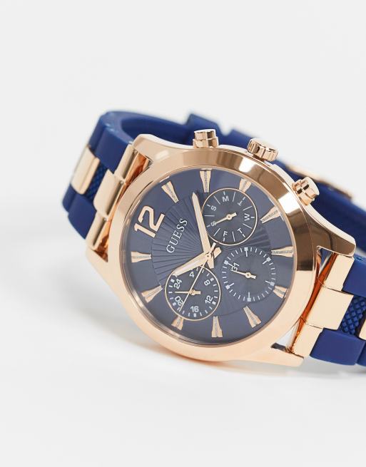 Guess navy outlet watch