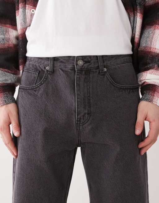 Guess Originals baggy jeans in washed black denim, 4 of 5