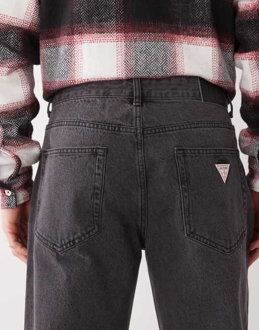 Guess Originals baggy jeans in washed black denim, 5 of 5