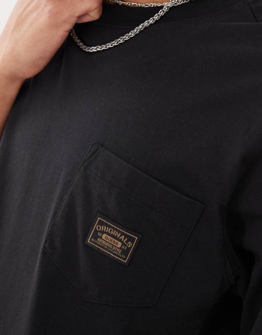 Guess Originals boxy fit t-shirt in black, 2 of 4
