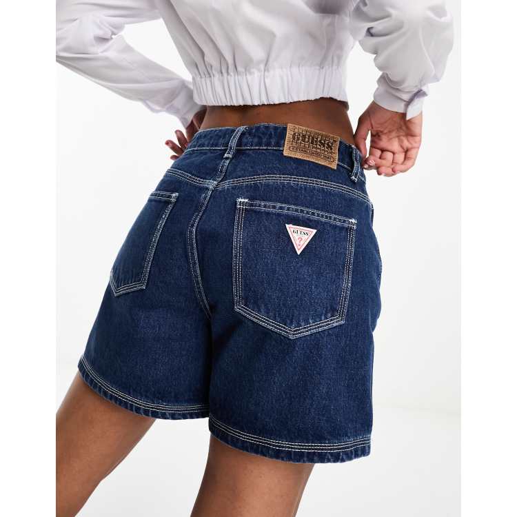 GUESS Originals boyfriend shorts in medium wash