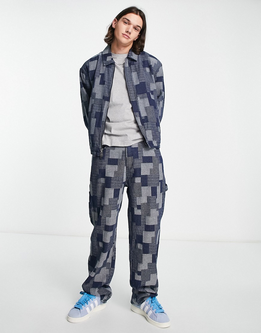 Camicia giacca patchwork multicolore con zip in coordinato - GUESS Originals Camicia donna  - immagine3