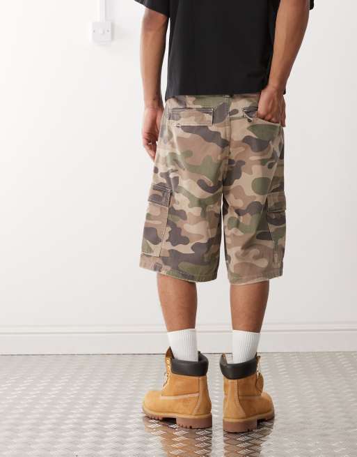 Guess Originals cargo shorts in camo
