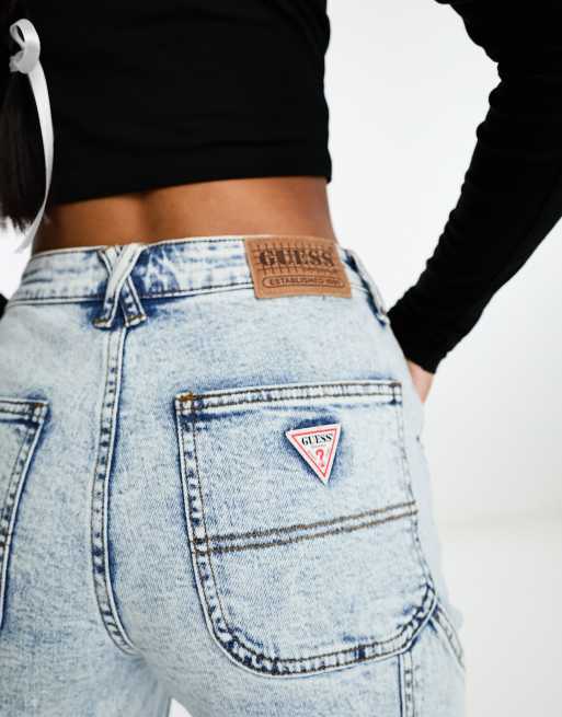 Guess Originals carpenter jeans in acid wash