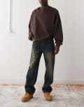 [Guess] Guess Originals carpenter jeans in vintage darkwash blue W36 Blue