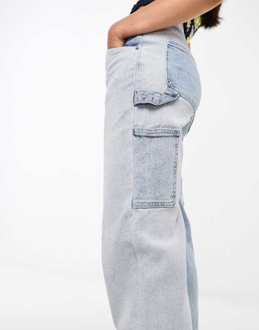 Guess color block jeans cheap