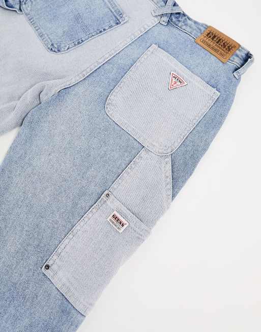 Monogram Patch Boot-Cut Jeans - Luxury Blue