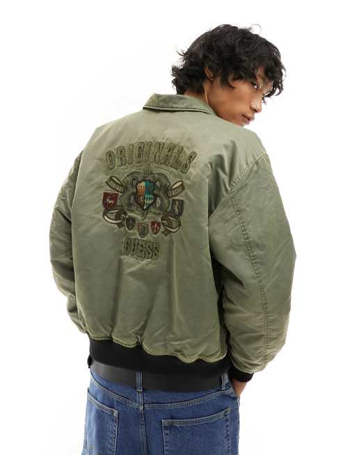 Guess olive hot sale green jacket