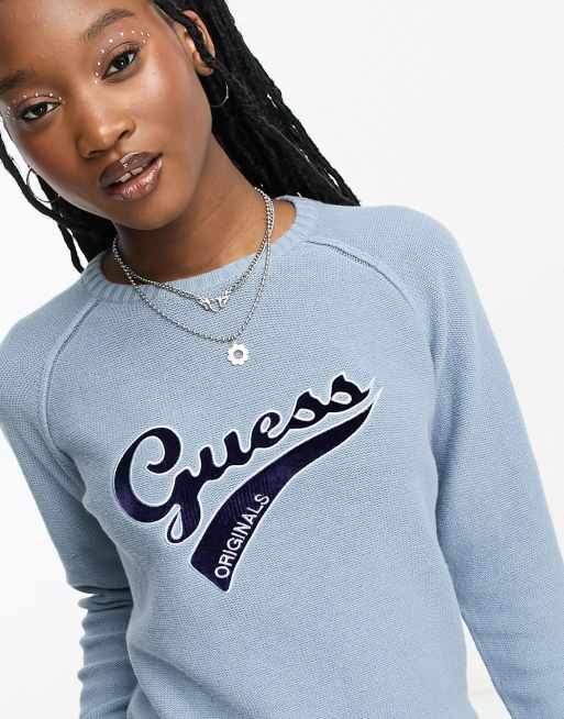 Guess 2025 blue sweatshirt