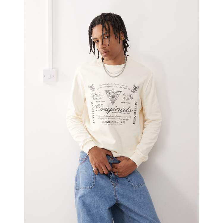 トップス 9090 OG Logo Patched Crewneck Sweat 9090 OG Logo Patched Crewneck Sweat (Cropped) – YZ