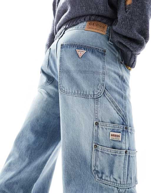 Guess Originals denim carpenter pants in blue