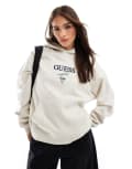 [GUESS Originals] Guess Originals heather baker logo hoodie in grey 12 ELI AGED HEATHER