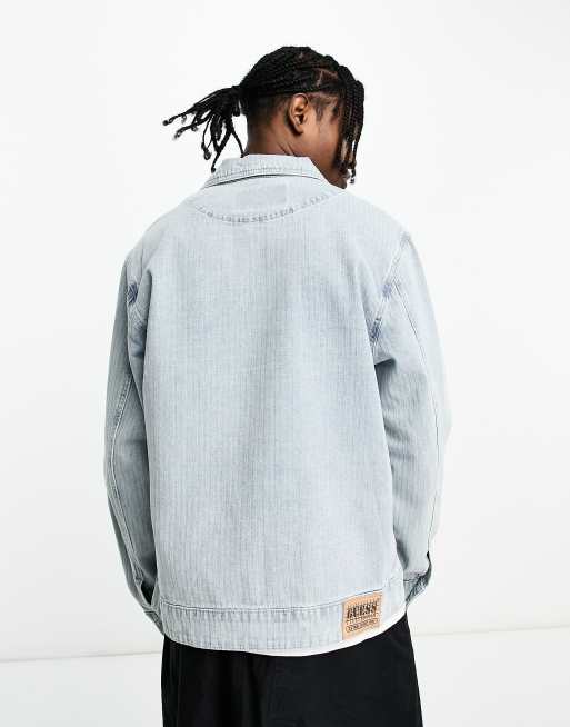 Guess oversized denim jacket sale