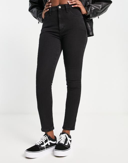 Guess black high store waisted jeans