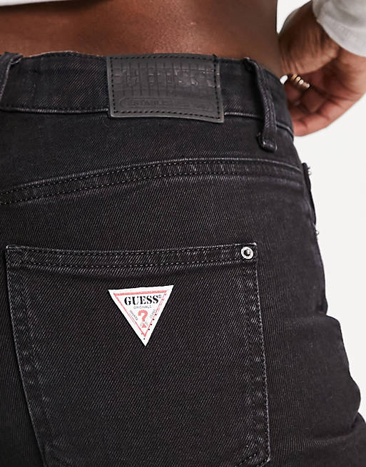 Chinese kool Oeps Noord Amerika Guess Originals high rise skinny jeans in black | ASOS