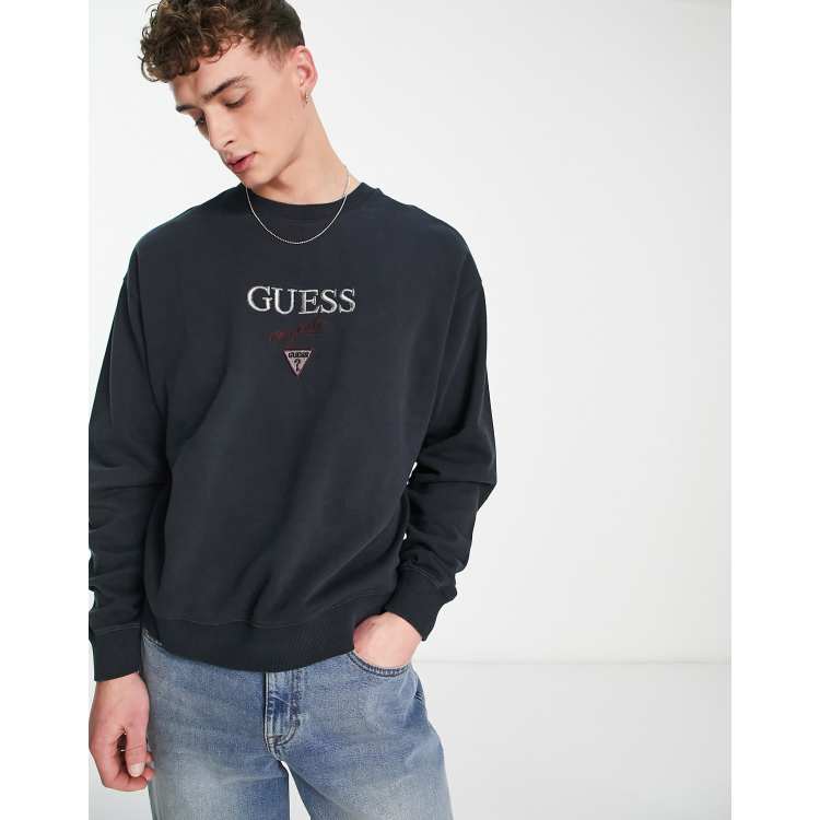 Guess: Black Sweaters now up to −84%