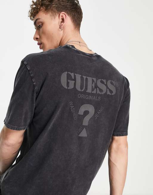 Guess washed clearance jeans t shirt