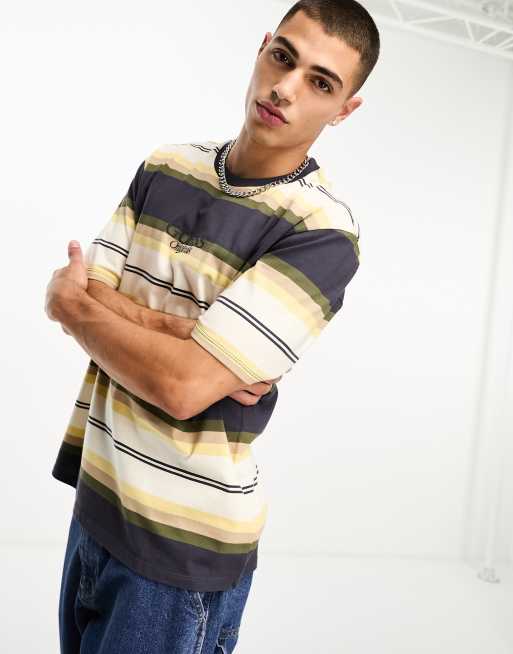 Guess multi sales stripe tee