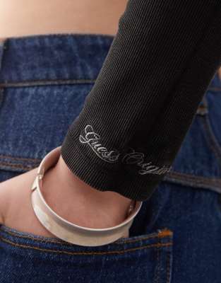 Guess Originals Long Sleeve Ribbed Sweater