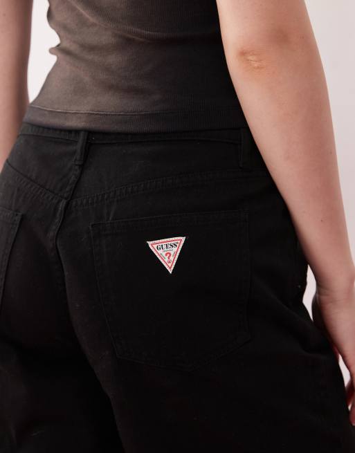 Guess Originals mom shorts in black, 5 of 5