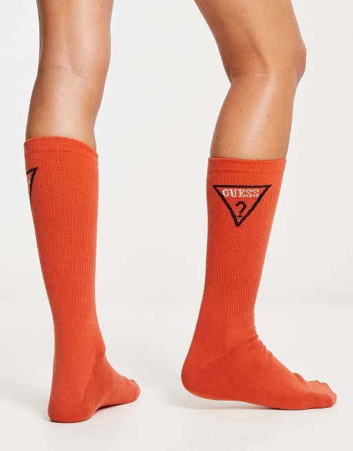 Guess Originals - Orange sokker med trekanslogo