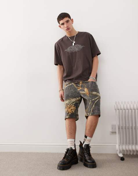 Guess Originals - Pantaloncini neri multicolore - view 1