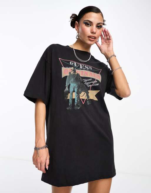 Black short sleeve hot sale t shirt dress