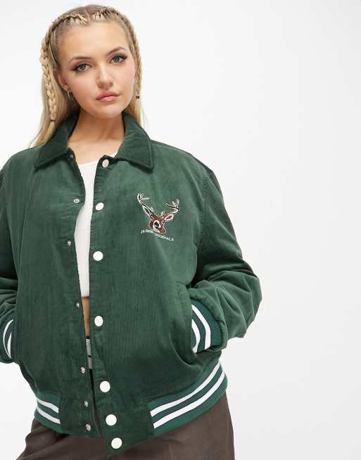 Guess green bomber outlet jacket