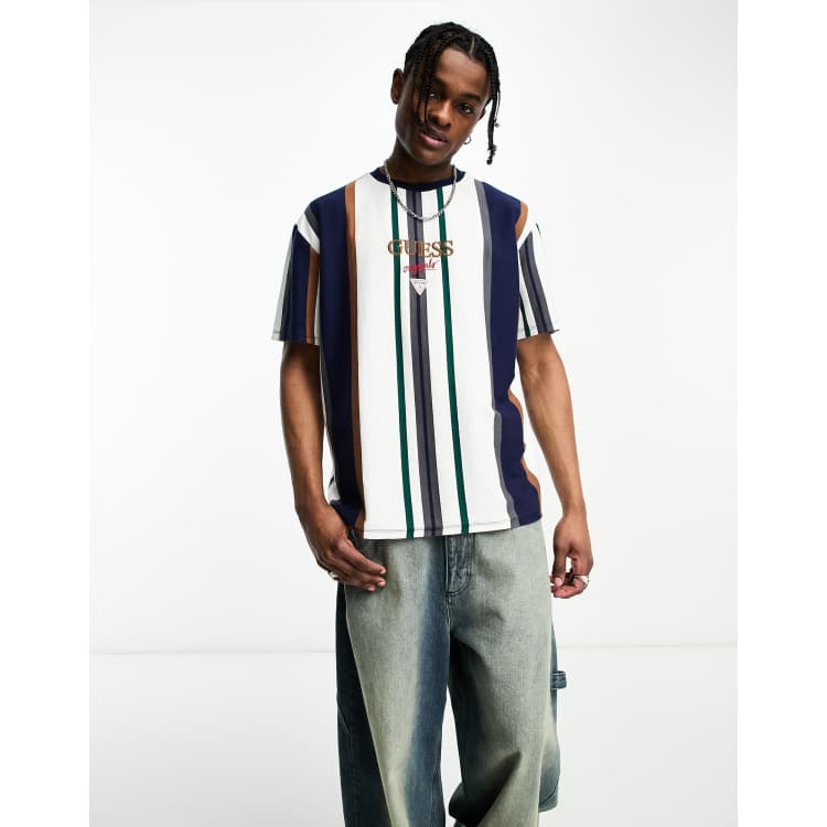 Guess originals ivy stripe tee sale