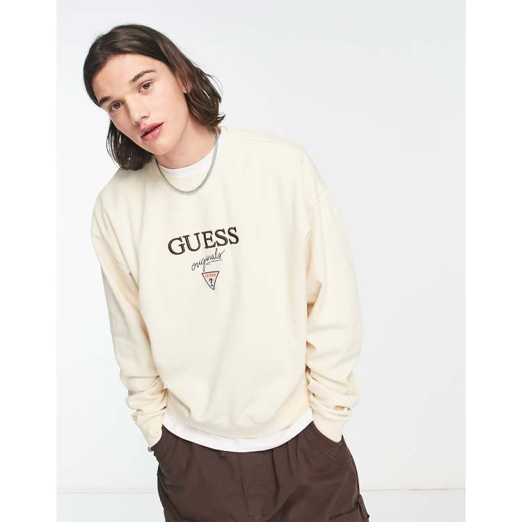 Guess clearance cream jumper