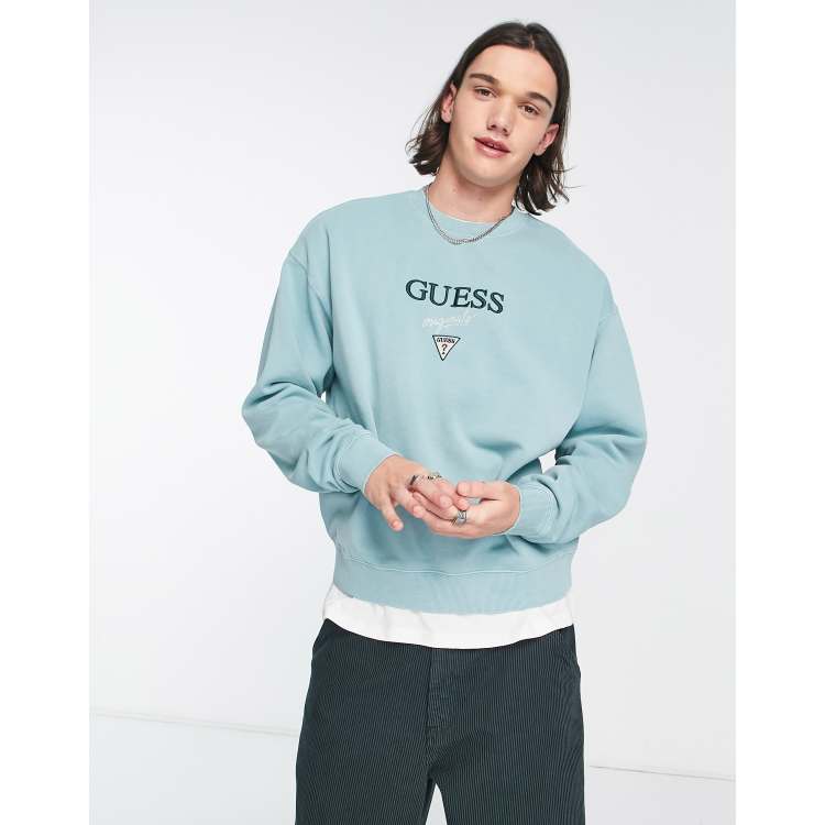 Guess green clearance sweatshirt