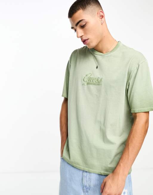 Guess Originals T shirt a logo emblematique Vert sauge ASOS