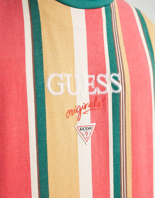 Guess red and store green shirt