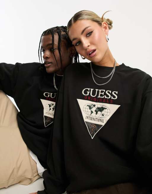 Guess deals triangle sweatshirt