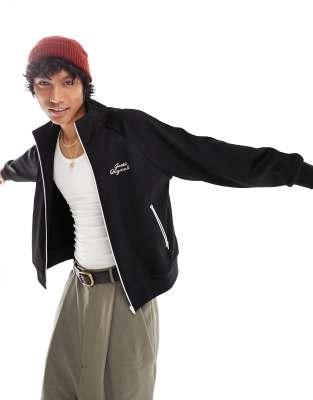 Guess Guess Originals tricot track jacket in black