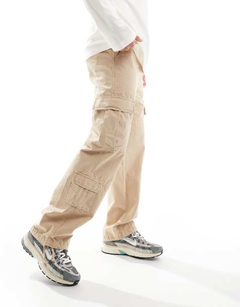 GUESS Originals – Unisex-Cargohose in Beige - view 1