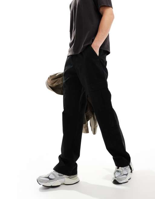 GUESS Originals – Unisex-Cargohose in Schwarz
