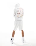 [GUESS Originals] GUESS Originals unisex Hot Wheels hoodie in white (part of a set) 10 Pure White