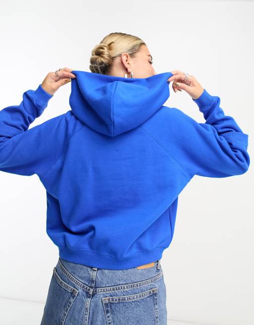 Guess blue hoodie discount