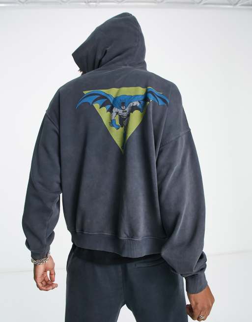 Guess Originals x Batman capsule hoodie with back print in black (part of a set)