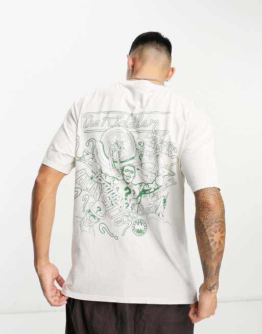 Guess Originals x Batman - Capsule - T-shirt in crème met print op de achterkant