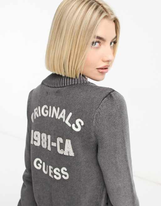 Guess zip shop up sweater