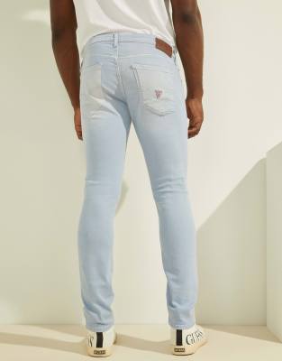 light blue guess jeans