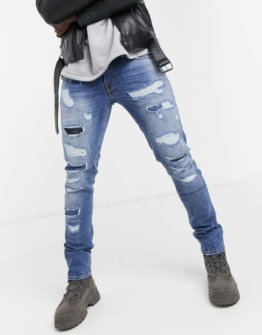 Guess ripped outlet jeans