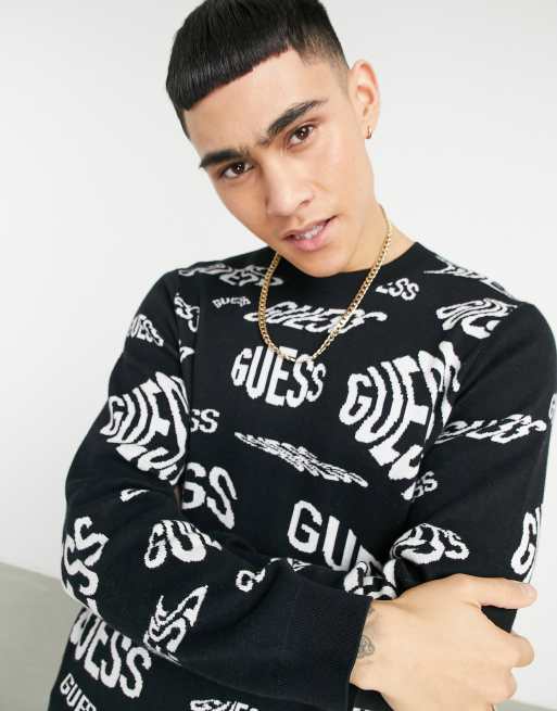 Guess clearance sweatshirt logo