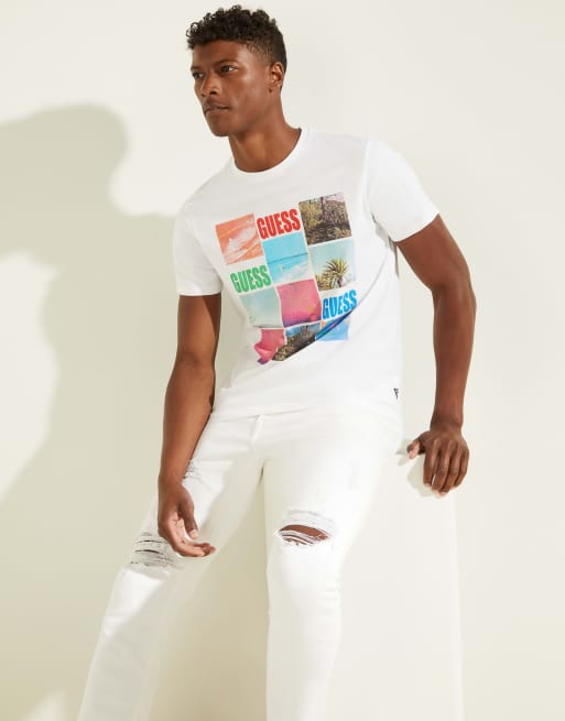 guess printed t shirt