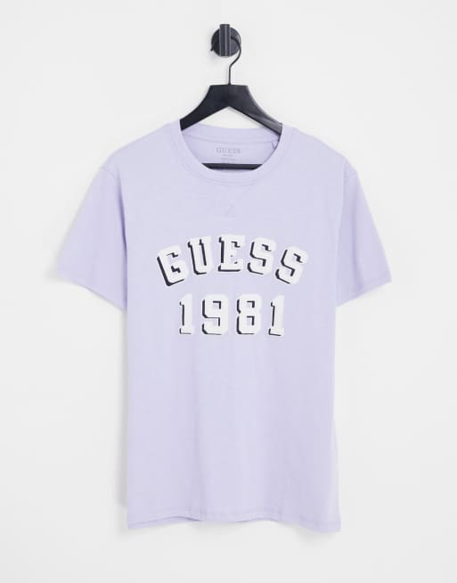 Guess purple shirt sale